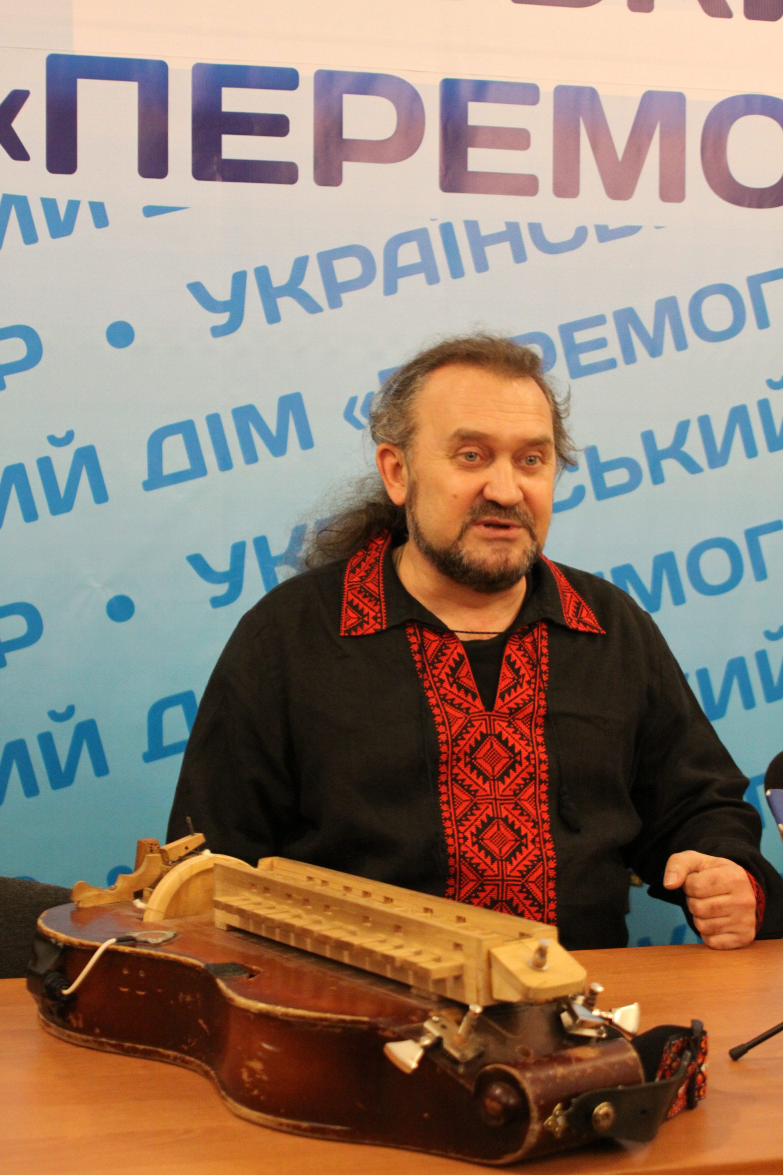 В прес-центрі Українського Дому "Перемога" відбулася прес-конференція Лірника Сашка