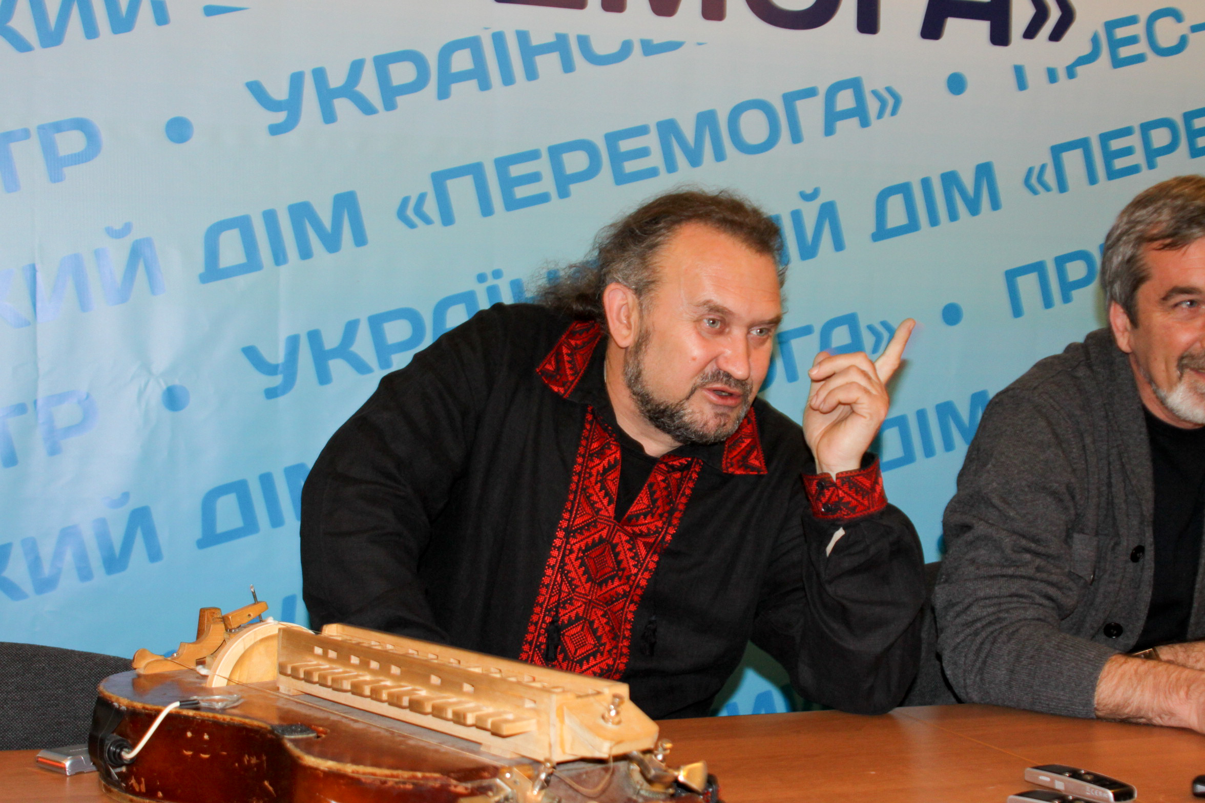 В прес-центрі Українського Дому "Перемога" відбулася прес-конференція Лірника Сашка
