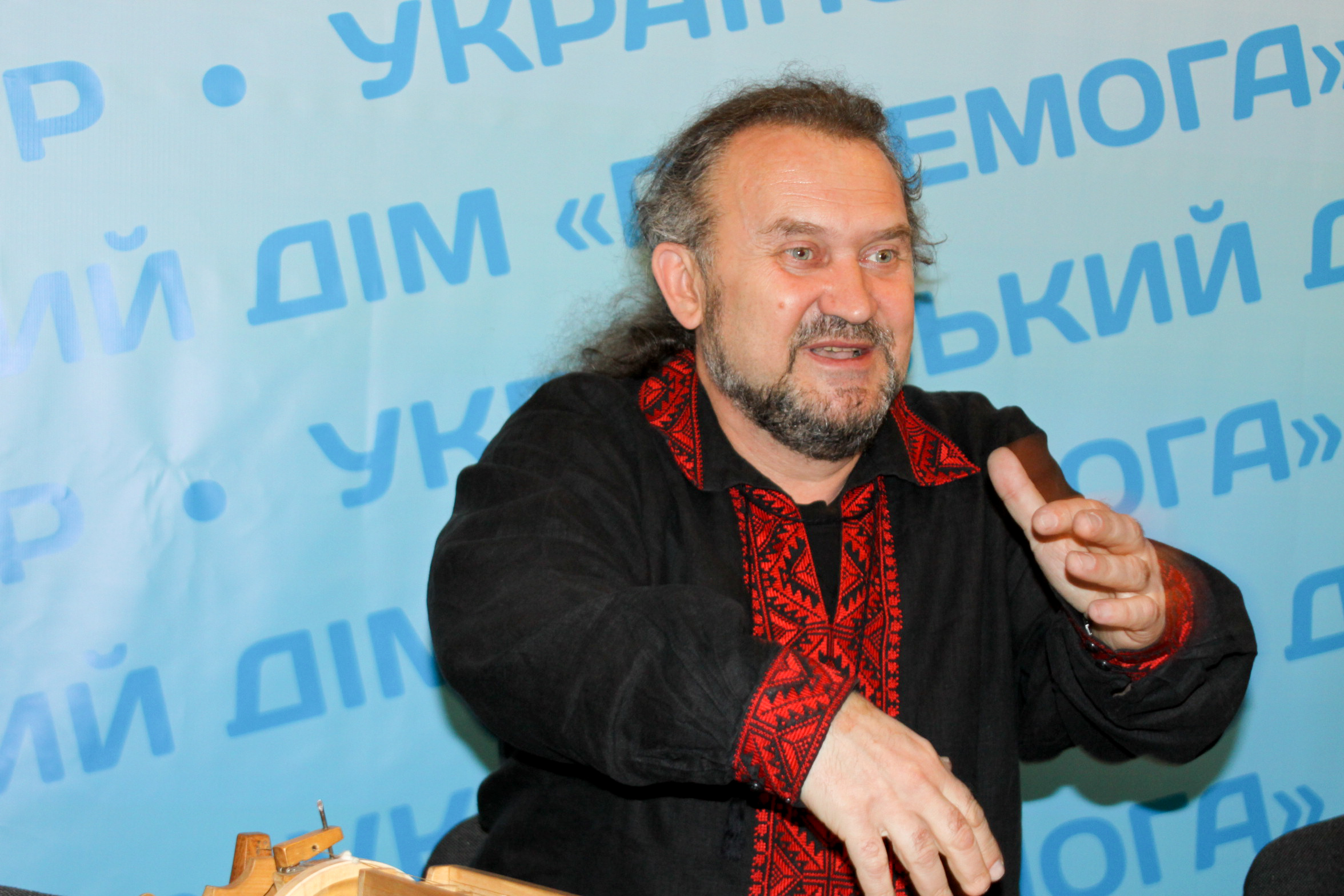 В прес-центрі Українського Дому "Перемога" відбулася прес-конференція Лірника Сашка