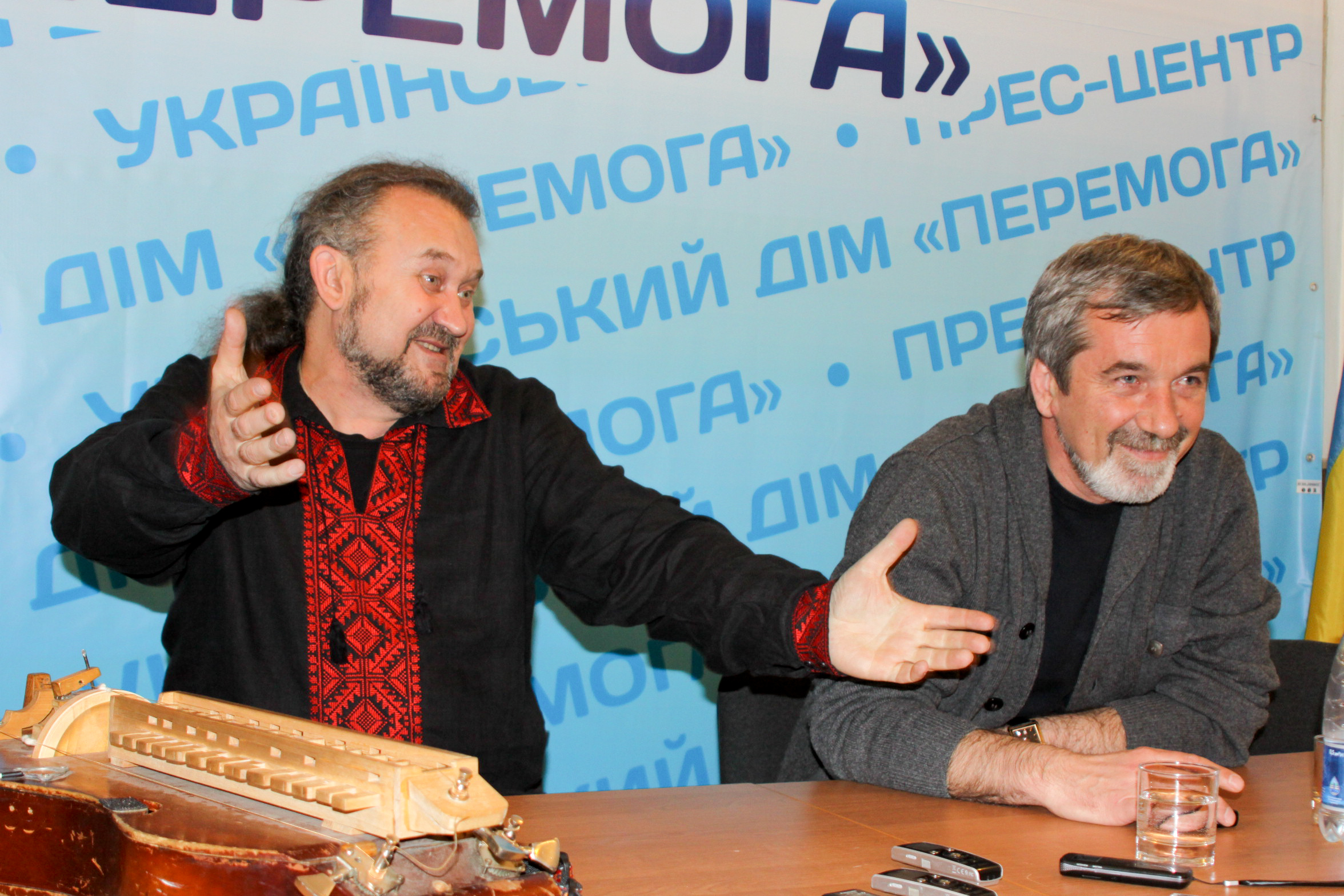 В прес-центрі Українського Дому "Перемога" відбулася прес-конференція Лірника Сашка