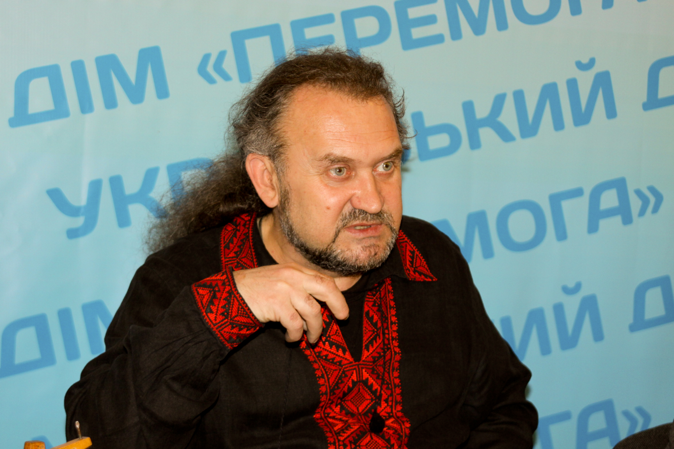 В прес-центрі Українського Дому "Перемога" відбулася прес-конференція Лірника Сашка