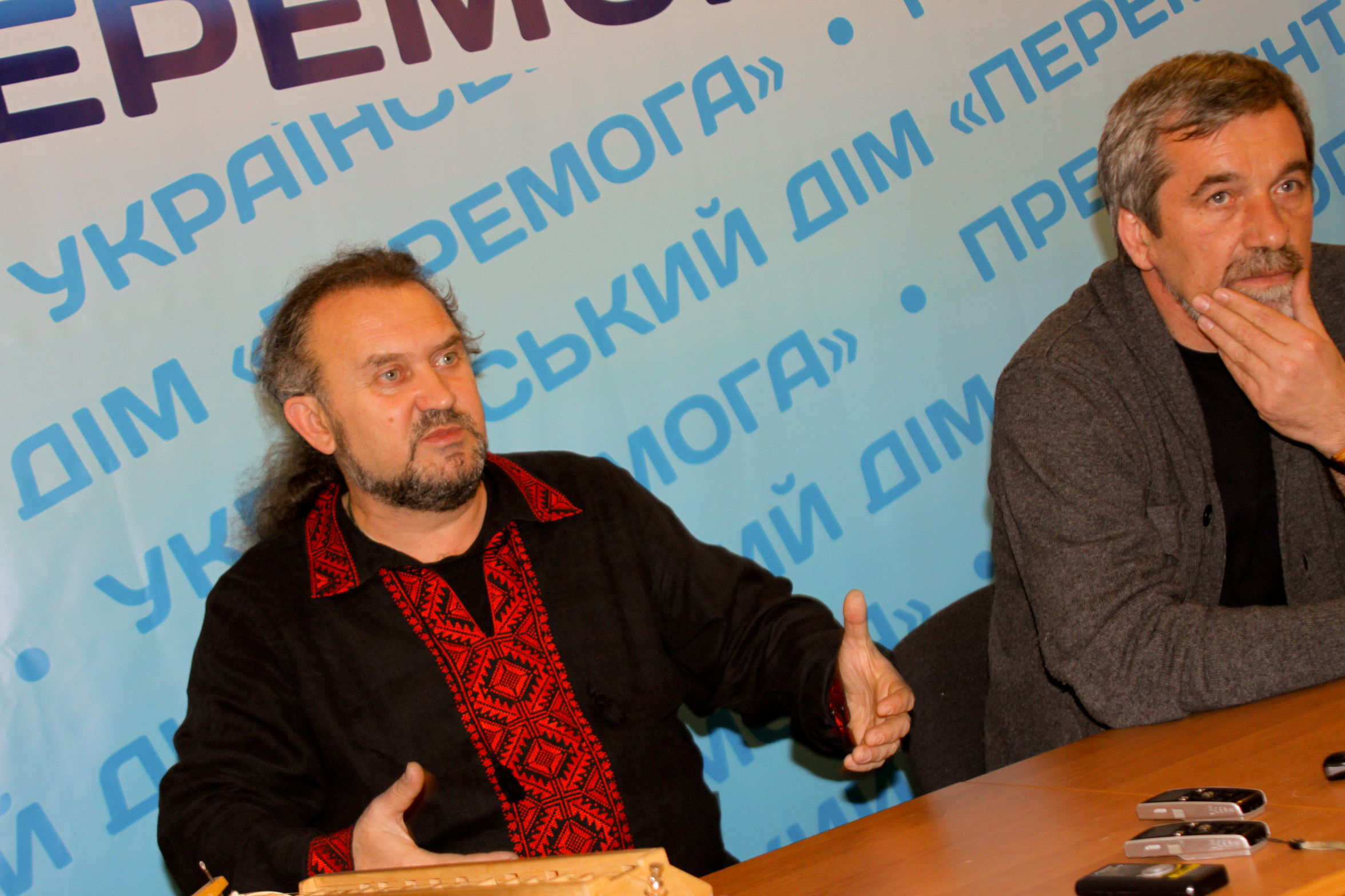 В прес-центрі Українського Дому "Перемога" відбулася прес-конференція Лірника Сашка