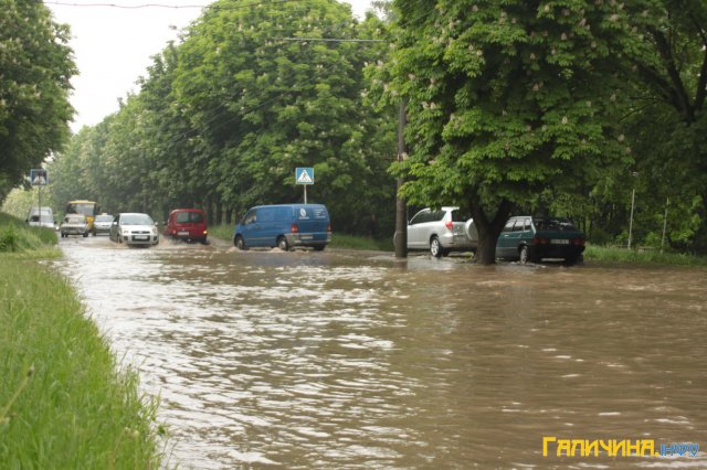 Злива в Тернополі
